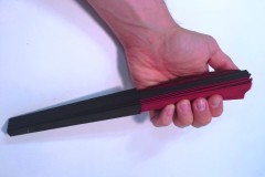 Ruby Fan prototype - shut in hand