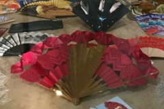 Ruby Fan at Tennants auction house exhibition